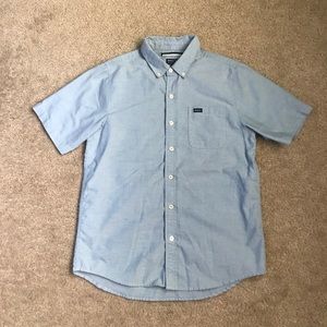 RVCA Boy’s Button Down Short Sleeve Shirt